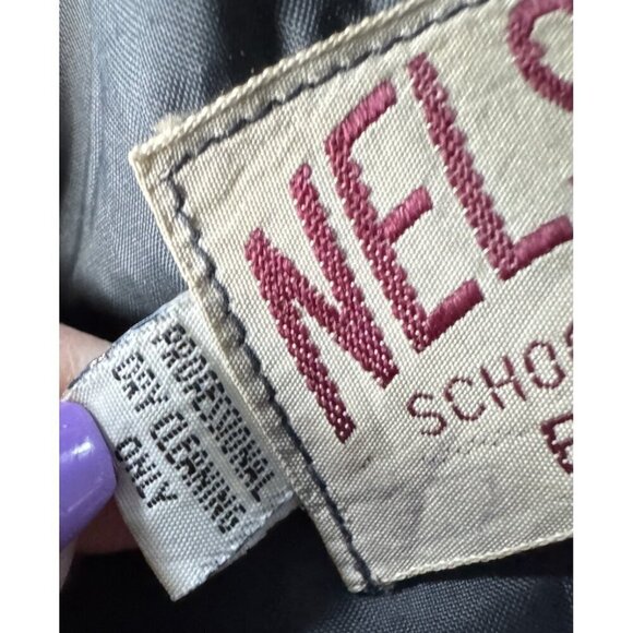 Vtg Nelson Woman's Sz M Red Black Varsity Letterman Jacket Boise Grizzlies 1987 - Picture 8 of 15